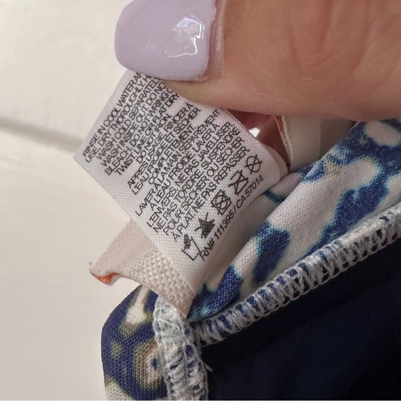 Tory Burch 2 Piece Bikini Swimsuit Push Up Padded Removable Straps Paisley Print - Picture 5 of 17